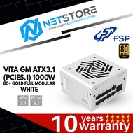 FSP VITA GM ATX3.1 (PCIE5.1) 1000W 80+ GOLD FULL MODULAR WHITE - VITA-1000GM-WHT