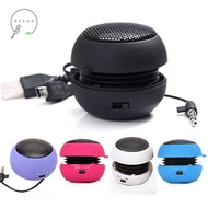 ZIAAN Laptop Music Player Wired Loudspeaker Mini 3.5mm Jack Hamburger Speaker Amplifier Sound Box
