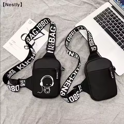 Men's Shoulder Bag Trend Waterproof Small Messenger Bag Square Crossbody Bags Bag For Men Sacoche Ho