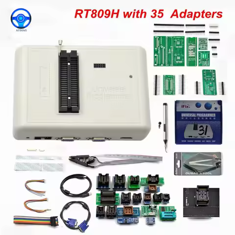RT809H EMMC-Nand FLASH Universal Programmer +35 Iterms With Cables EMMC-Nand Better Than XGecu T56 P