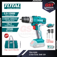 Total Li-ion Cordless Drill 12V - TDLI1222