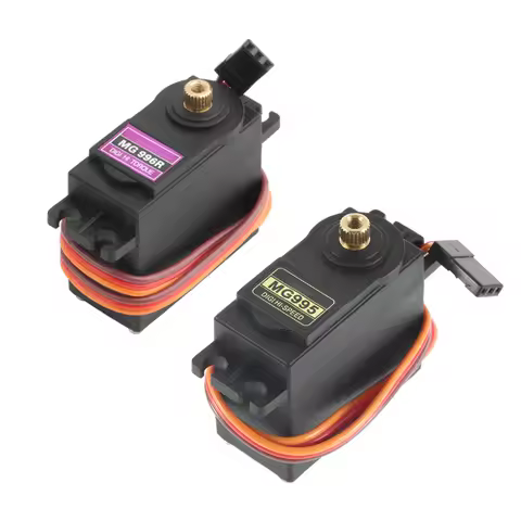 1/2/4/6/10pcs 13kg 15kg Iron All Metal Servos MG995 MG996 Servo Iron Metal Gear Motor for Robotic Ar