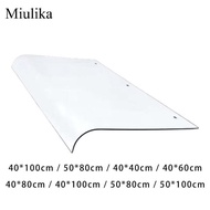 Miulika Awnings Window Awning Transparent Cover No Brackets Wall Mounted Porch Awning PC