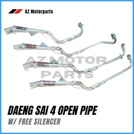 ✶ ☁ ◿ Daeng Sai 4 open pipe w/ free silencer