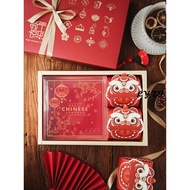 Chinese style new year gift box candy gift box 2021 high-end gift bag new year empty box Chinese new year