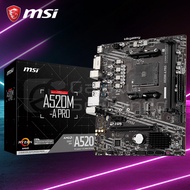 MSI A520M-A PRO AMD AM4, A520, DDR4 Motherboard