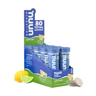 Nuun Sport Electrolyte Tablets for Proactive Hydration, Lemon Lime,10 Servings,(Pack of 8)