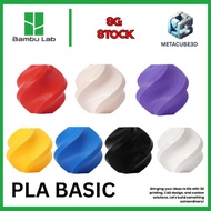 [SG Stock] Bambu Lab PLA BASIC Filaments for 3D Printers (P1S, X1C,H2D,A1 / Prusa MK3/4 / Ender)