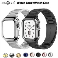 Stainless Steel Band with Case Compatible for iwatch series 8 7 Metal Strap Compatible For iwatch series 8 7 41mm 45mm
