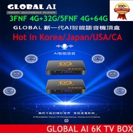FVBGNHBVCS New arrival best korea Japan global AI TV BOX control Dual wifi Hot in Japan Korea USA Canada SG uk AUS PK UBOX9 EVPAD 6P 6S