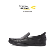 camel active Leather Slip On Shoes Men Black FELIX (872601-AM1-1NW)