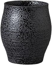 Yamashita Crafts 741526431 Shochu Cup, Oxidized Tenmei Half Rock Glass, 3.2 x 3.7 inches (8.1 x 9.5 