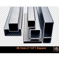 38.1mm (1 1/2") Square Stainless Steel S304 BA Square / Hollow / Pipe / Tube (besi tahan karat)