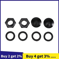 Rear Windshield Glass Strut Hardware Kit Fit for   92-95 Hatchback EG6  Black