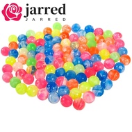 JARRED Bouncing Balls 20Pcs Toy Balls Funny toy Rubber 19mm Swirl Neon Bouncing Balls