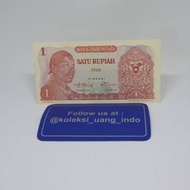 Hemat Uang Kuno 1 Rupiah Soedirman 1968 ✔