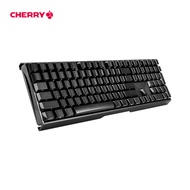Cherry（Cherry）MX3.0S G80-3870LYAEU-2 Mechanical Keyboard Wired Keyboard Full-Size Gaming Keyboard Side Carving without Steel Plate Black Red Axis