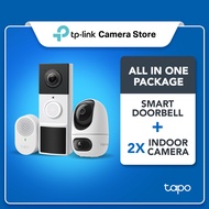 【HOME SECURITY】TP-Link Tapo C245D + D210 CCTV Bundle | Loceng Pintu Video WiFi 2K, Pengesanan Perger