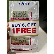 ♞DOVE SERUM CONDITIONER 10ML SACHET(6+1)