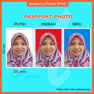 CUCI GAMBAR PASSPORT MURAH | GUNA UNTUK SEKOLAH, PASSPORT, RESUME@SEBAGAINYA |PREMIUM GLOSSY PHOTO PAPER | WITH SOFTCOPY