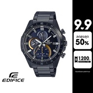 [ของแท้] CASIO นาฬิกาข้อมือผู้ชาย EDIFICE รุ่น EFR-571DC-2AVUDF สายสเตนเลสสตีล สีดำ
