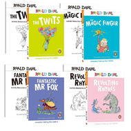 Penguin Books - Roald Dahl level 2 - 4 本彩色點讀版+4本遊戲練習冊 | Magic Finger Mr Fox The Twists|兒童初級英文小說|有趣的英