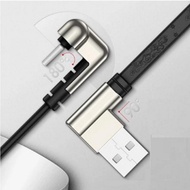 HOT weime428 - / 180 Degree U Shape USB to Type C Lightning Game Charge Cable Flat Fast Charging Data Sync Type-C Lightning Cable For Iphone 11