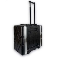 SIR AFA ABS 6UMT Flight Case With Trolley & Wheel Equipment Rack ABS 6U Case