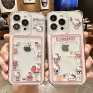 Fancy Pink Girl Hello Kitty Casing Vivo V40 Lite Y29 5G Y19S Pro Y01 Y33T Y22 Y18 Y12A Y28 Y15S Y21 