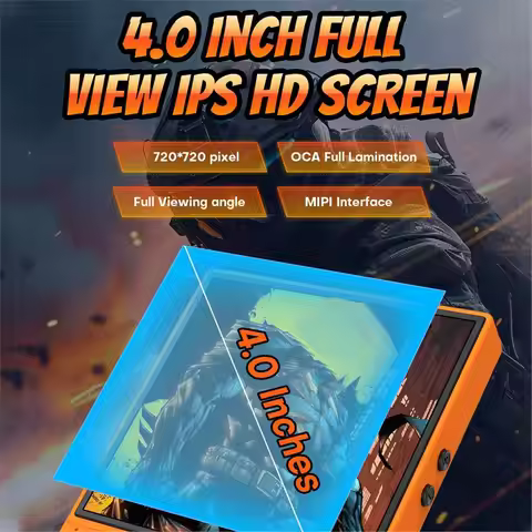Punctual- S600 Retro Handheld Game Console 4.0inch Screen 64G 10000+Games Portable Game Player Suppo