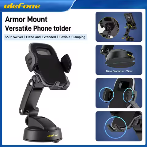Ulefone Armor Mount Next-Gen Versatile Phone Holder 360° screen rotation Retractable Arm Length For 