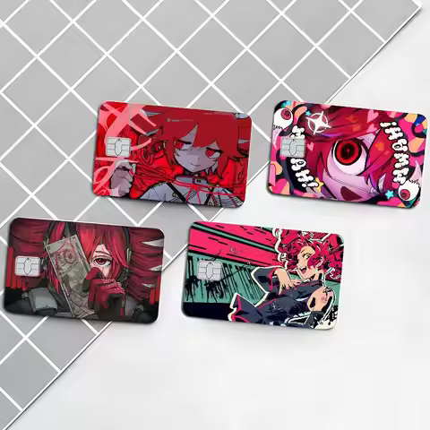 Popular Vocaloid K-Kasane T-Teto Credit Card Skin Stickers No Adhesive Residue Water Proof For VISA