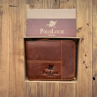 Original Polo Louie Wallet Genuine Cow Leather Premium Wallet for Men Dompet Beg Duit Lelaki Kulit Lembu A7095