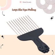 Volumizing Floss Comb & Afro Pick Premium Pomade Brush, Premlock Hair Curler