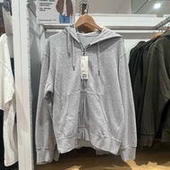 UNIQLO เสื้อฮู้ดซิปมีซิปสำหรับผู้ชาย/ผู้หญิงเสื้อกั๊กเสื้อถักแขนยาว469928 460324 465201ของแท้นำเข้า