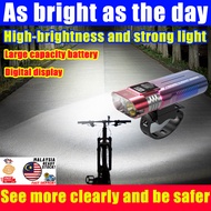 As bright as the day lampu basikal High-brightness and strong light bicycle light USB fast charging 