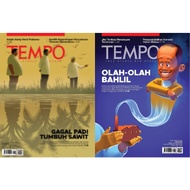 Tempo Magazine Bundle Package: Rice Failure, Palm Growth, and Bahlil Processing