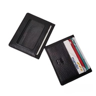 Genuine Leather Thin Card Wallet Genuine Leather Men Women Card Wallet