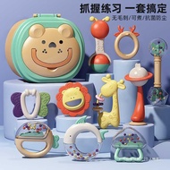 Y8Z Baby Rattle Toy 0 to 1 Years Old Puzzle Early Education Chewable Teether Newborn Toddler 0-3 to 