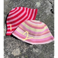 HANDMADE BUCKET HAT/ CUTE BUCKET HAT RAINBOW BUCKET HAT COLORFUL BUCKET HAT