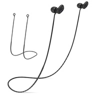 Pawcute 2Pcs Safety Earplugs Connector Cord, Soft Silicone Earplugs Lanyard Without Earplugs(Black),