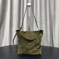 ✨低價出清✨ Maison Margiela 馬吉拉 綠色 Hobo Belt Bag｜意大利進口麂皮｜全新無瑕疵