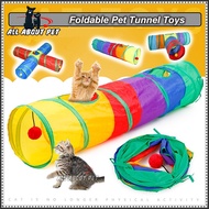Pet Cylinder Rainbow Tunnel Pet Tunnel Toys Foldable Tunnel Train Tunnels Tubes Toy Tunnel Easy Carr