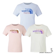 The North Face The Pure Cotton Short-Sleeved Top Women Print [Sports World] 890ti/89lk6/89qli