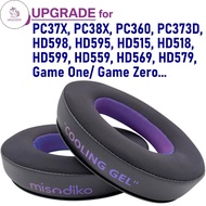 UN misodiko Upgraded Ear Pads Cushions Replacement for Sennheiser PC37X PC38X, HD599, HD598, HD595, 