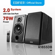 Edifier R1855DB Active 2.0 ลำโพงบลูทูธ พร้อมพอร์ต Sub Out บลูทูธ 5.1, Line In, Coaxial และ Optical ก