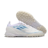 F50 Elite Turf Futsal Shoes - White Pearl Met White