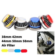 38mm 42mm 44mm 50mm 58mm Air Filter Clearner For Gas Motorized Bicycle Push Mini Moto Pocket Bike AT