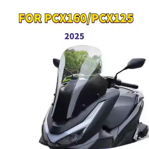 Fit for 2025 HONDA PCX160 PCX125 Windscreen Windshield Motorcycle PCX 160 125 66cm Wind Deflectors