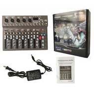 LEORY Mixer Audio Karaoke DJ 7 Channel Professional Live - MIXER AUIDO 4 CHANNEL - MIXER AUDIO 8 CHANNEL - MIXER 4 CHANNEL - MIXER AUDIO ASHLEY - MIXER AUDIO MURAH CUCI GUDANG - MIXER AUIDO PROMO